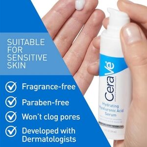 CeraVe Hydrating Hyaluronic Acid Serum - 1 Fl oz